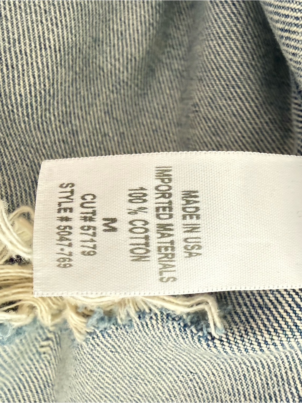 Citizens of Humanity Denim Belted Jacket - Light Blue Women’s Coat - Picture 5 of 5